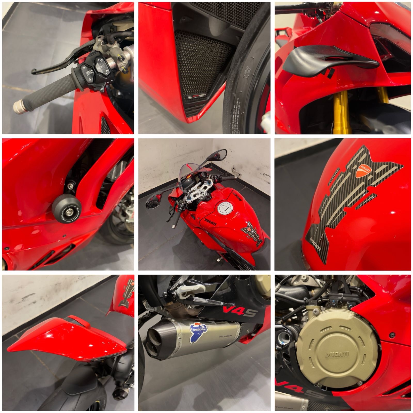 DUCATI PANIGALE V4S WITH Termignoni  Exhaust