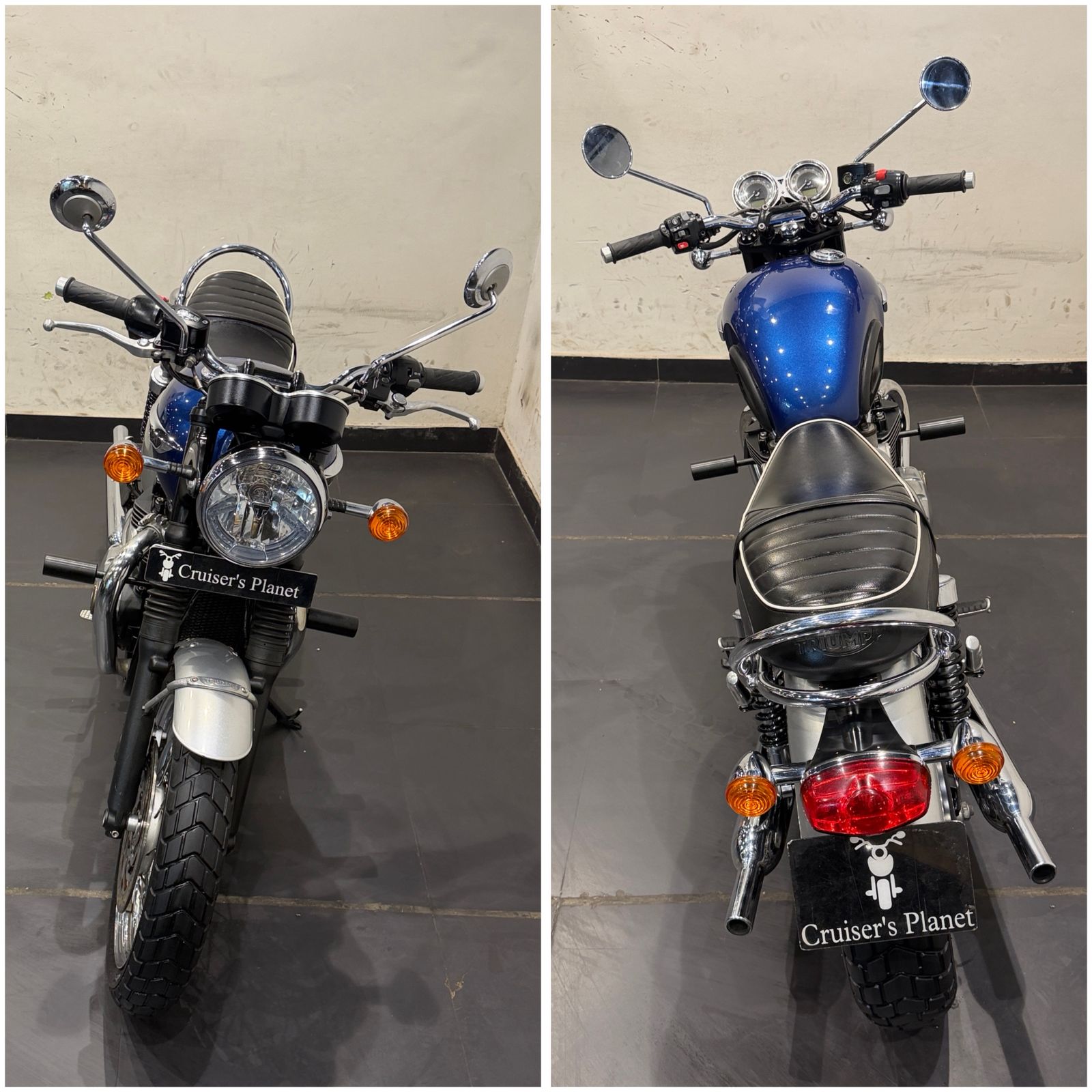 TRIUMPH BONNEVILLE T120 (BLUE)