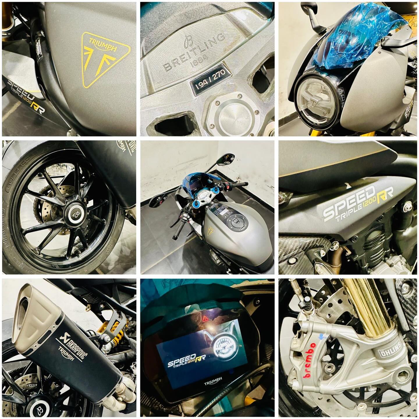 TRIUMPH SPEED TRIPLE 1200 RR BREITLING EDITION